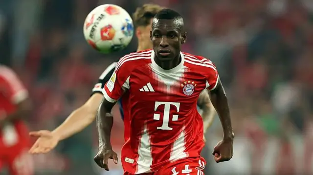 Nicolas Jackson in action for Bayern Munich