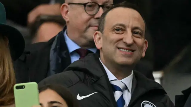 Brighton's chairman Tony Bloom