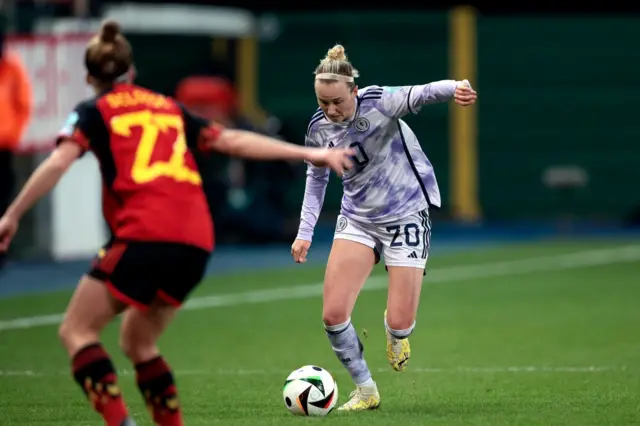 Scotland women drew 1-1 with Belgium women on Friday night