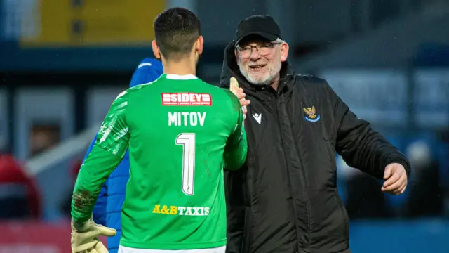 Dimiat Mitov and Craig Levein