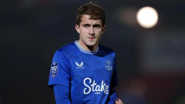 Matthew Apter in Everton colours 