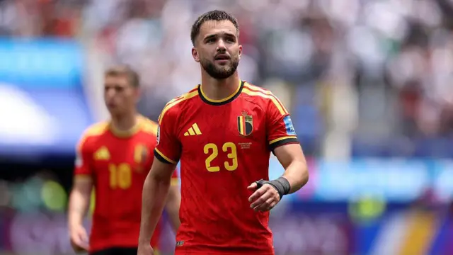 Nicolas Raskin of Belgium at the World Cup