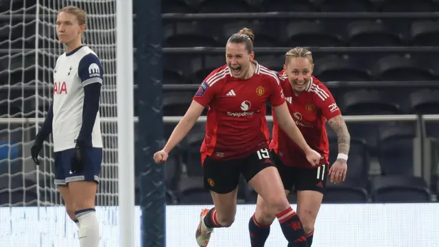 Elisabeth Terland celebrates