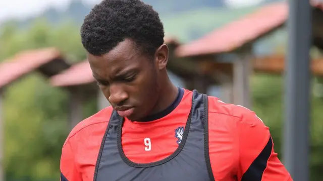 Eddie Nketiah in training gear