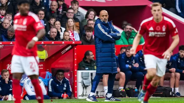 Nuno Espirito Santo managing Nottingham Forest