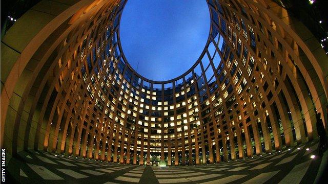 The EU Parliament in Strasboug