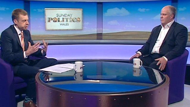Daniel Davies quizzes Andrew RT Davies on Sunday Politics Wales