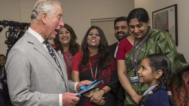 Prince Charles in India