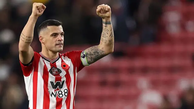 Granit Xhaka of Sunderland