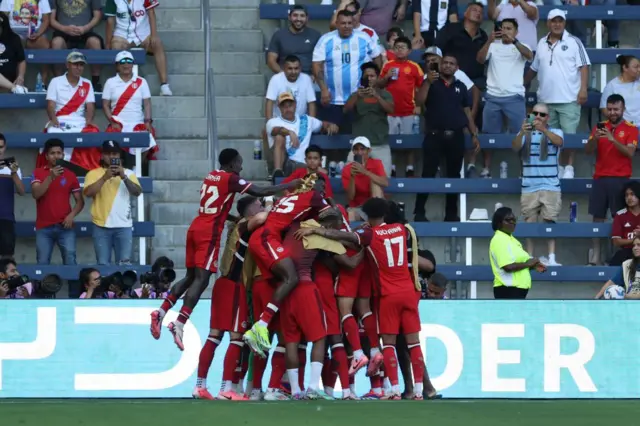 Canada celebrate