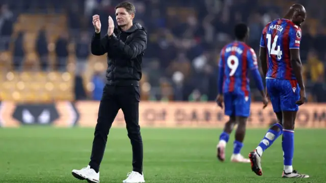 Crystal Palace manager Oliver Glasner
