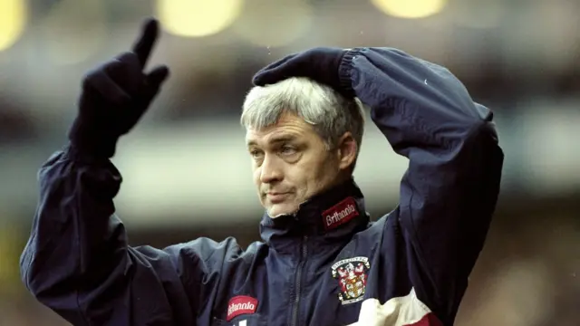 Stoke City's former manager Brian Little. 