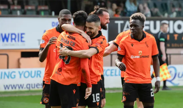 Dundee United celebrate