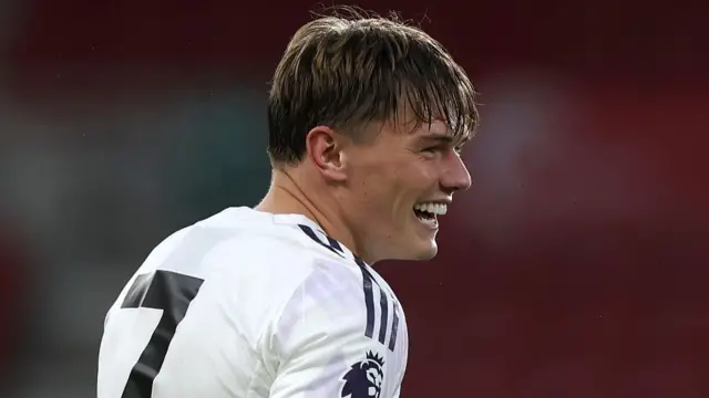 Manchester United winger Ethan Ennis scored the winner at Middlesbrough in the Premier League 2 game on Monday