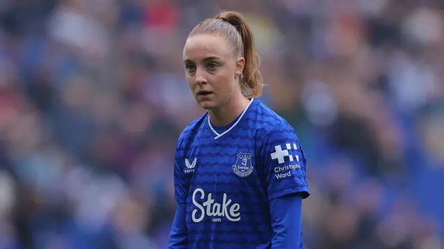  Karen Holmgaard of Everton during the Barclays Women's Super League