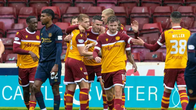 Motherwell celebrate