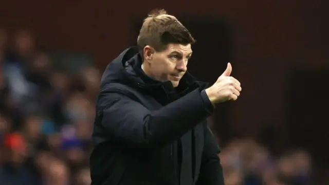 Steven Gerrard during his time as Rangers manager