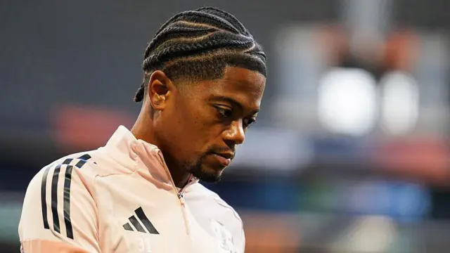 Leon Bailey of Aston Villa pictured during a training session
