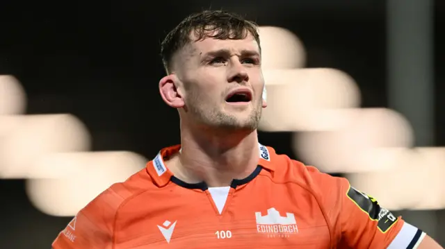 Magnus Bradbury in action for Edinburgh