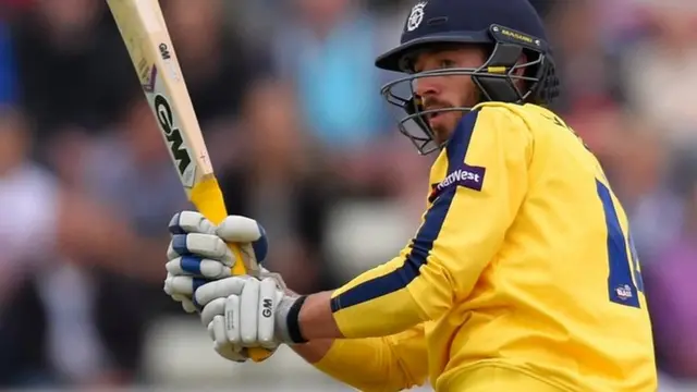 Hampshire captain James Vince