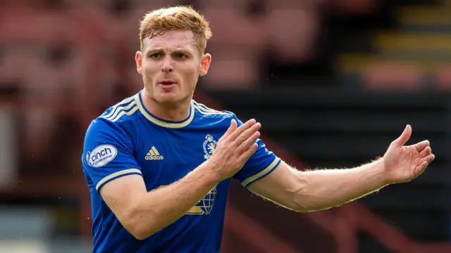 Cove Rangers midfielder Fraser Fyvie