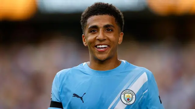 Rico Lewis smiling 