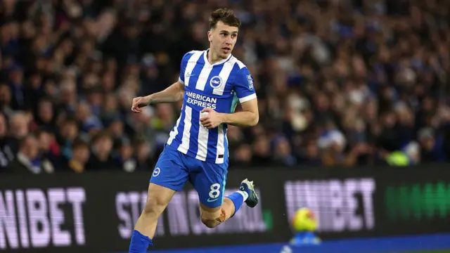 Brajan Gruda in action for Brighton