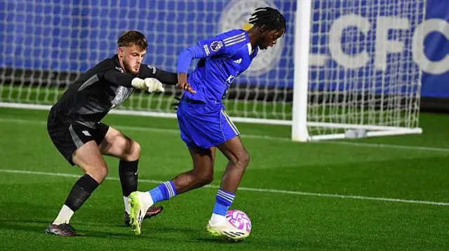  Will O'Sullivan in action for Birmingham City's under-21 side against Leicester City
