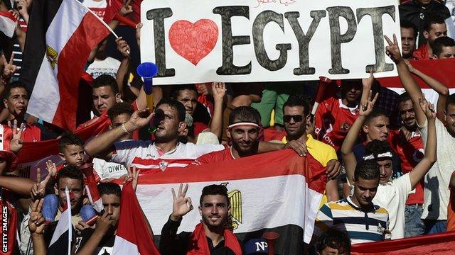 Egypt football fans