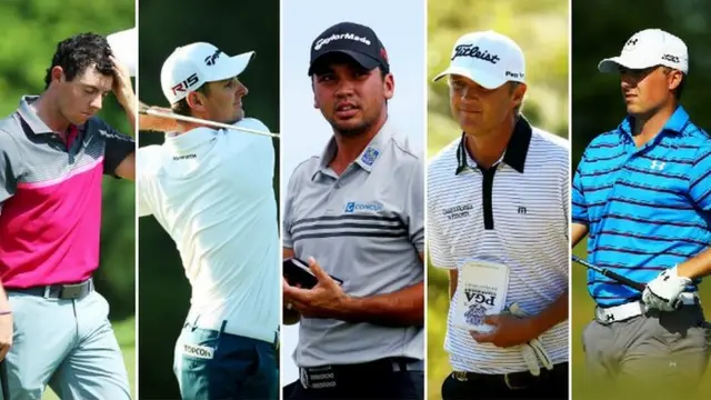 McIlroy, Rose, Day, Jones, Spieth