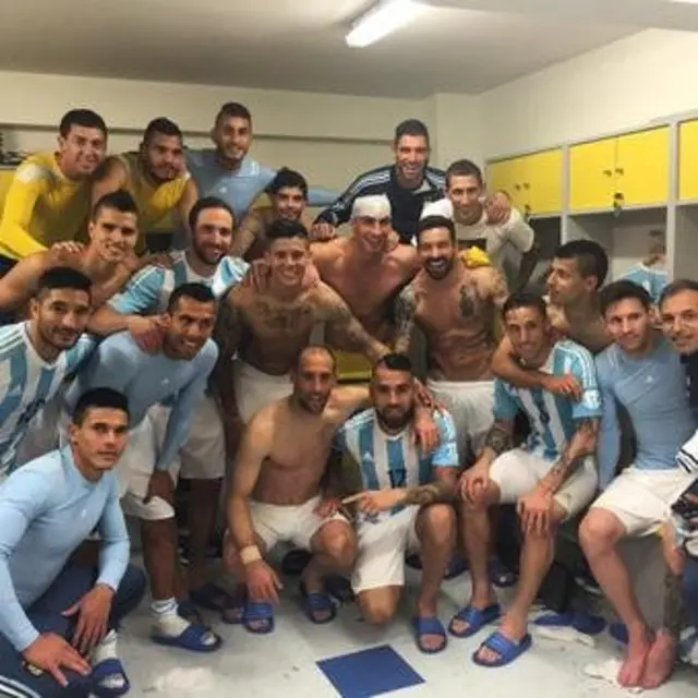 Argentina celebrate