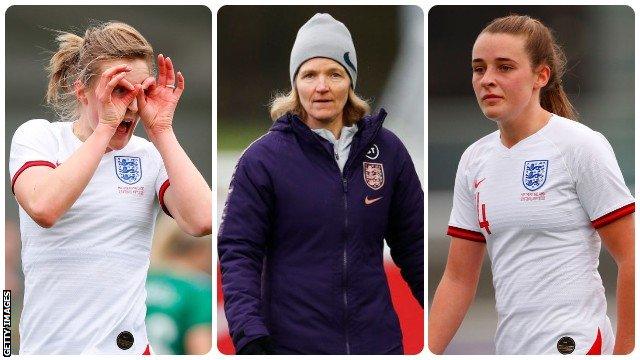 Ellen White, Hege Riise and Ella Toone