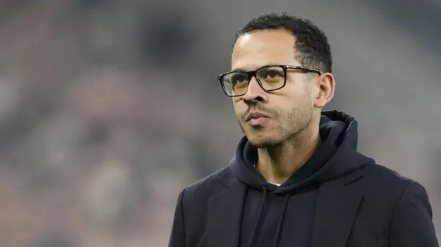 Liam Rosenior looks on