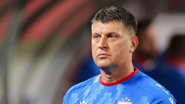 Red Star manager Vladan Milojevic