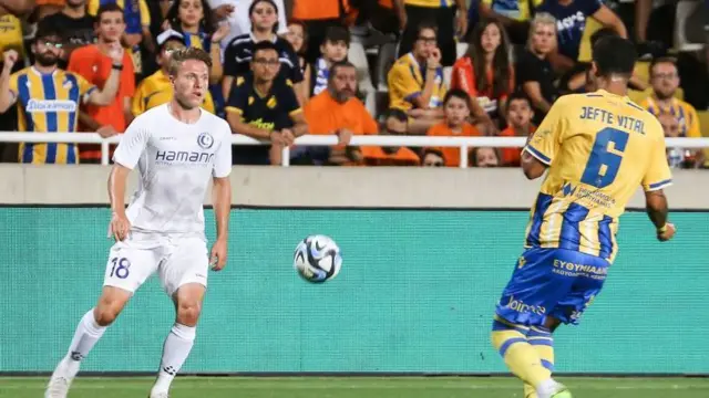 Jefta, right, has signed for Rangers after a season on loan with APOEL in Cyprus