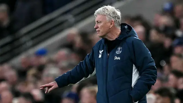 David Moyes looks on