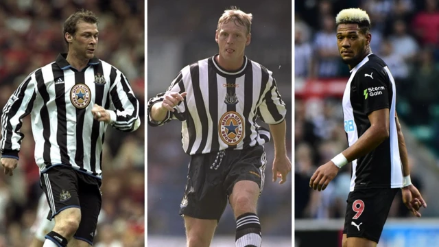 Duncan Ferguson, Stuart Pearce and Joelinton