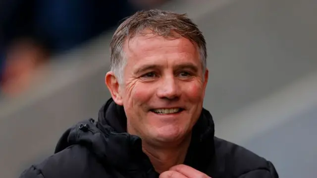 Wrexham boss Phil Parkinson smiles