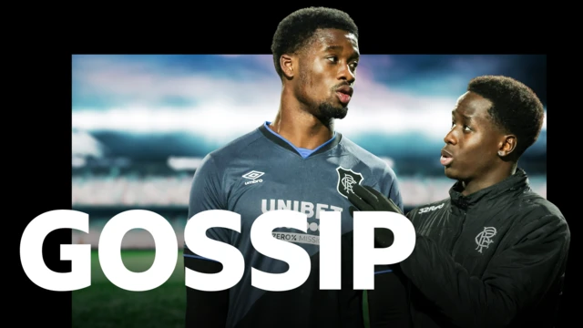 Rangers' Emmanuel Fernandez and Djeidi Gassama