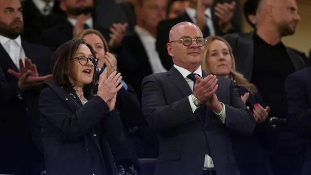 Vivienne Lewis and Charles Lewis at Tottenham Hotspur Stadium