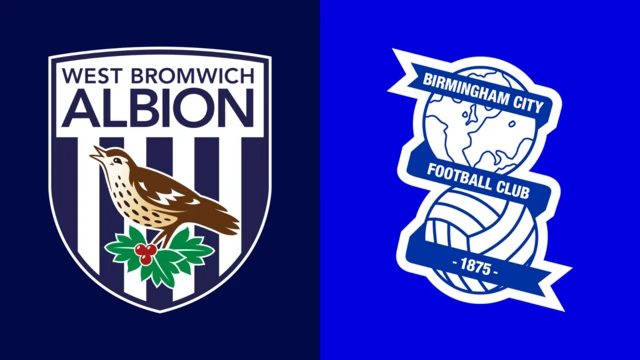 West Brom and Birmingham City club badges