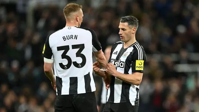 Dan Burn and Fabian Schar 