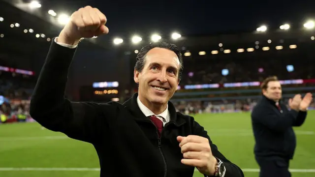 Aston Villa manager Unai Emery