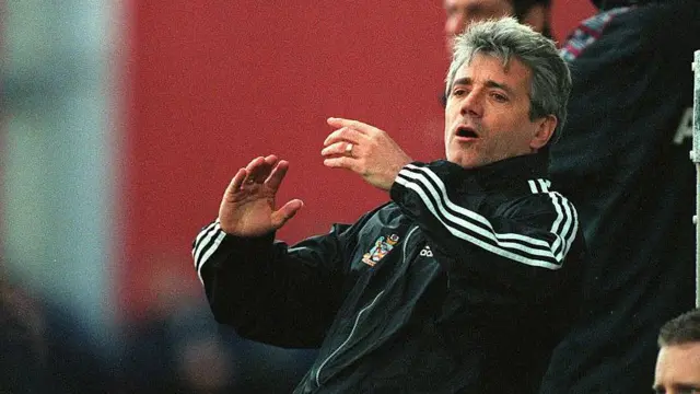 Kevin Keegan during the League Division Two match between York City and Fulham