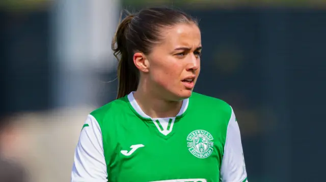 Eilidh Adams in action for Hibs
