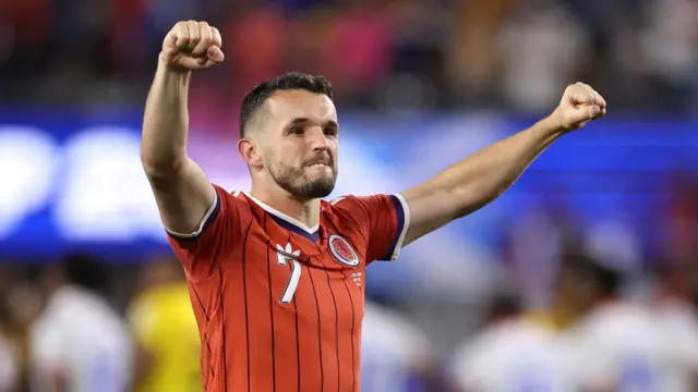 John McGinn celebrates Scotland's World Cup win over Haiti