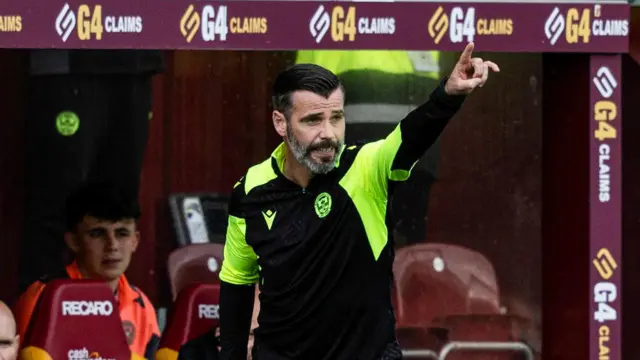 Motherwell manager Stuart Kettlewell during Saturday's 2-1 win over St Mirren