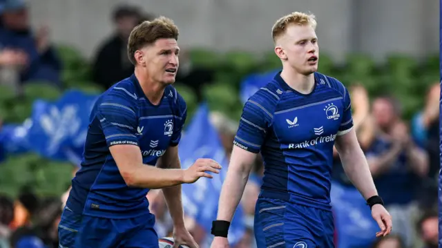 Jordie Barrett and Jamie Osborne
