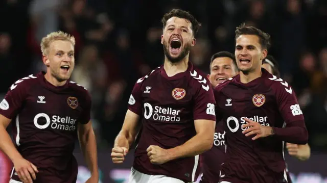 Craig Halkett scored the only goal at Tynecastle in stoppage-time
