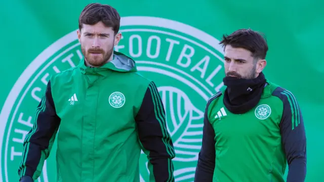 Celtic full-backs Anthony Ralston and Greg Taylor